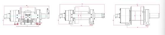 Powerful and Steel Wire Rope Hydraulic Winch for Demanding Applications 50 Lbs 390*190*340 Mm