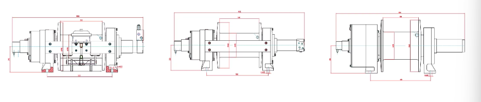 Powerful and Steel Wire Rope Hydraulic Winch for Demanding Applications 50 Lbs 390*190*340 Mm